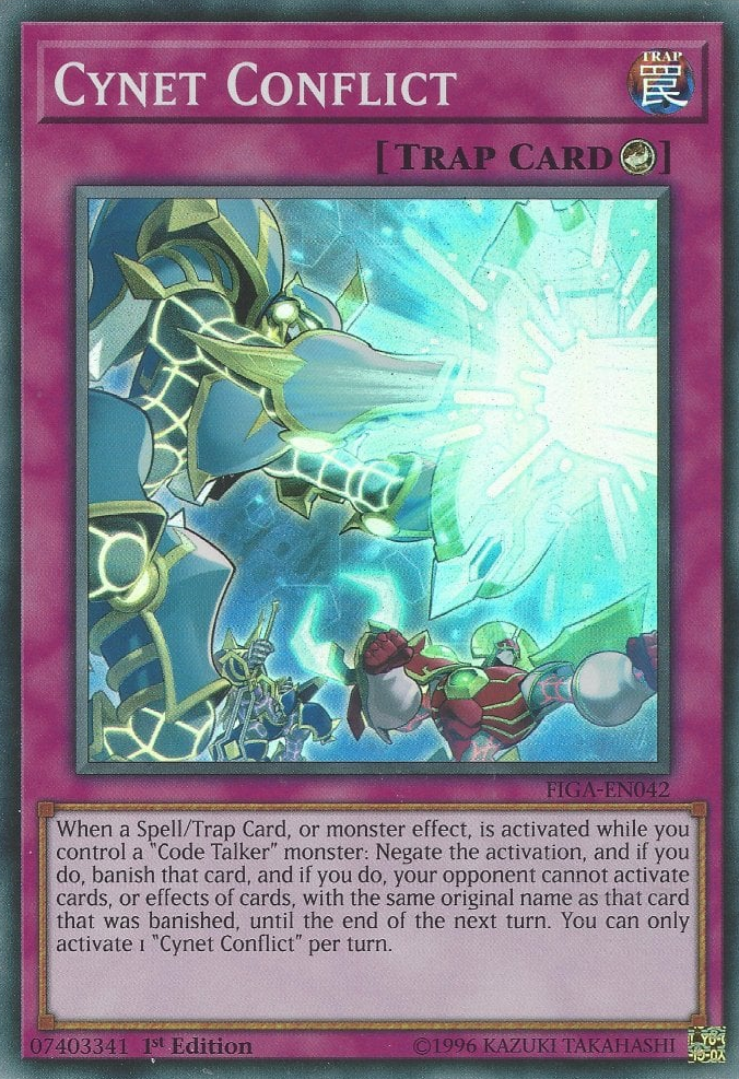 Cynet Conflict [FIGA-EN042] Super Rare Yu-Gi-Oh!