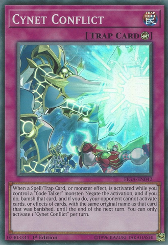Cynet Conflict [FIGA-EN042] Super Rare Yu-Gi-Oh!