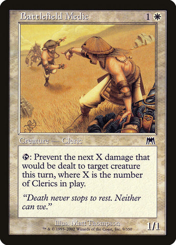 Battlefield Medic [Onslaught] Magic: The Gathering