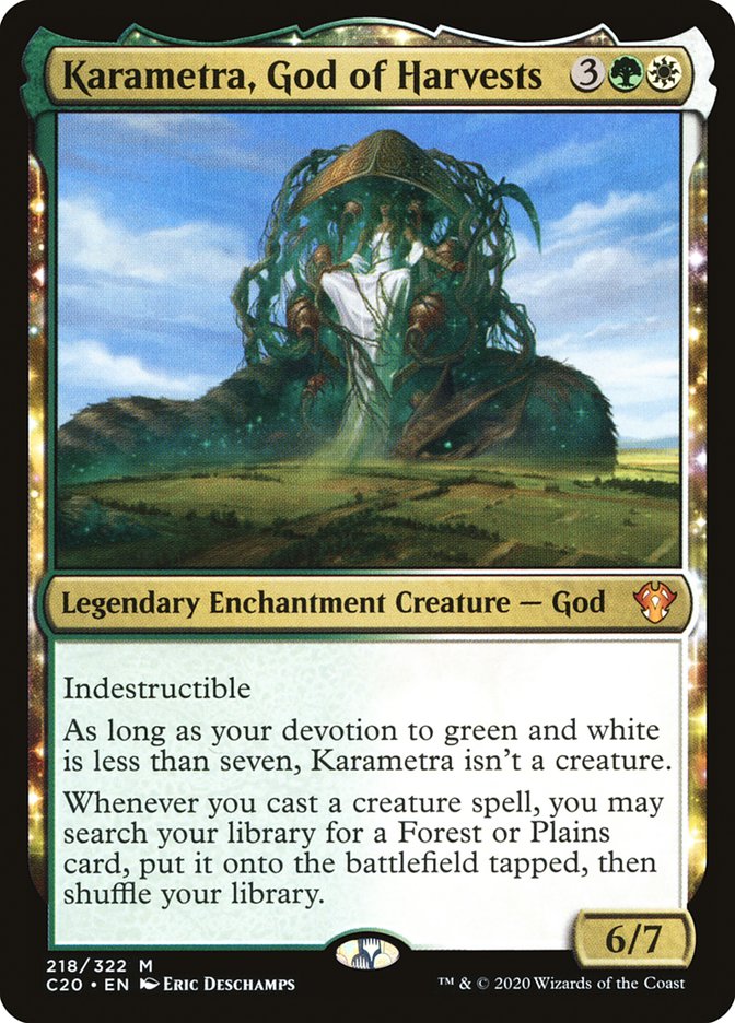 Karametra, God of Harvests [Commander 2020] Magic: The Gathering