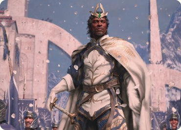 Aragorn, King of Gondor Art Card [The Lord of the Rings: Tales of Middle-earth Art Series] Magic: The Gathering