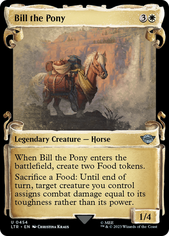 Bill the Pony [The Lord of the Rings: Tales of Middle-Earth Showcase Scrolls] Magic: The Gathering