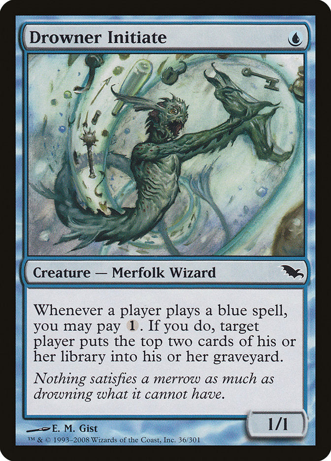 Drowner Initiate [Shadowmoor] Magic: The Gathering