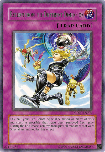 Return from the Different Dimension [CP04-EN009] Rare Yu-Gi-Oh!
