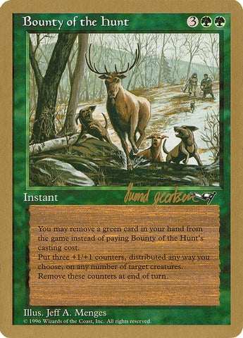 Bounty of the Hunt (Svend Geertsen) [World Championship Decks 1997] Magic: The Gathering