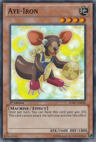 Aye-Iron [HA07-EN036] Super Rare Yu-Gi-Oh!