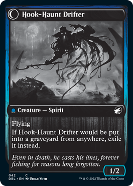Baithook Angler // Hook-Haunt Drifter [Innistrad: Double Feature] Magic: The Gathering