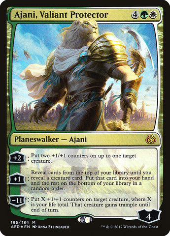 Ajani, Valiant Protector [Aether Revolt] Magic: The Gathering