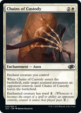 Chains of Custody [Jumpstart 2022] Magic: The Gathering