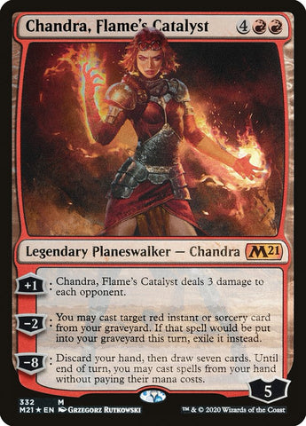 Chandra, Flame's Catalyst [Core Set 2021] Magic: The Gathering