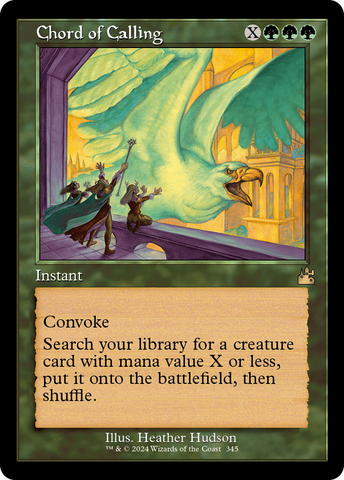 Chord of Calling (Retro Frame) [Ravnica Remastered] Magic: The Gathering