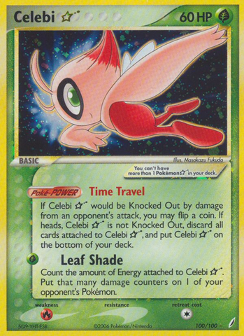 Celebi Star (100/100) [EX: Crystal Guardians] Pokémon