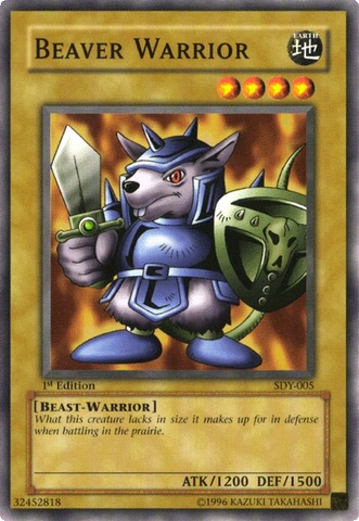 Beaver Warrior [SDY-005] Common Yu-Gi-Oh!