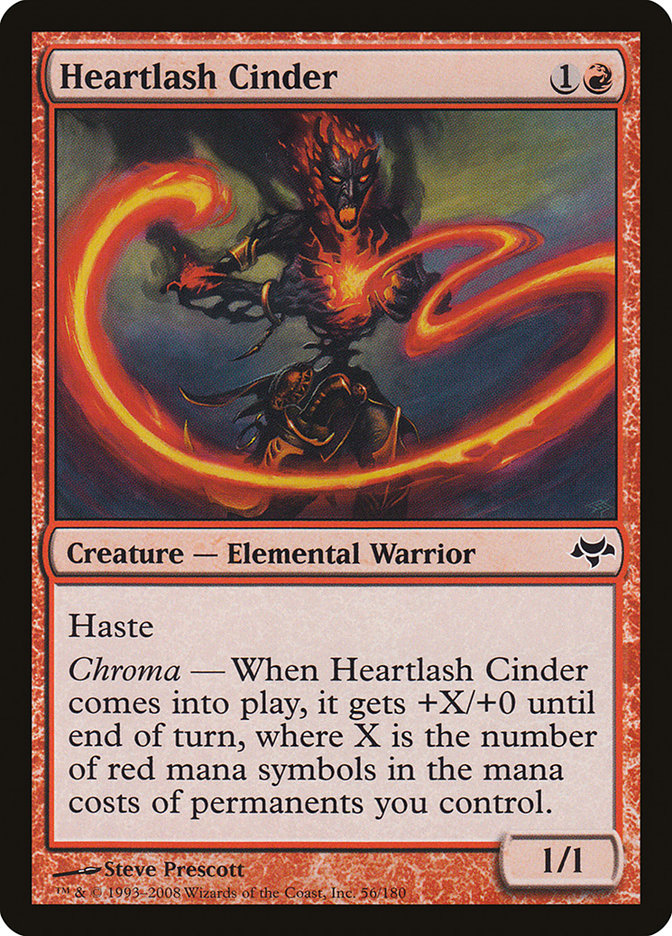 Heartlash Cinder [Eventide] Magic: The Gathering