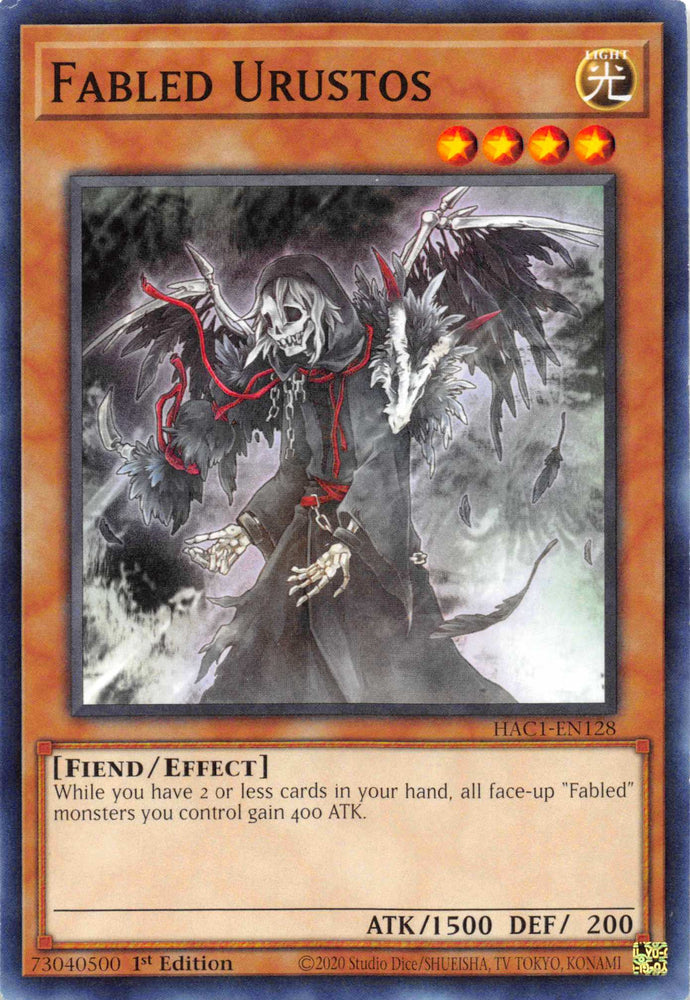 Fabled Urustos [HAC1-EN128] Common Yu-Gi-Oh!
