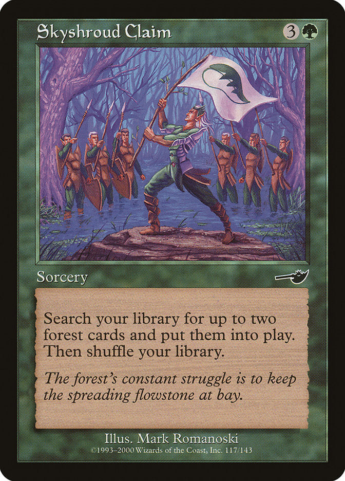 Skyshroud Claim [Nemesis] Magic: The Gathering