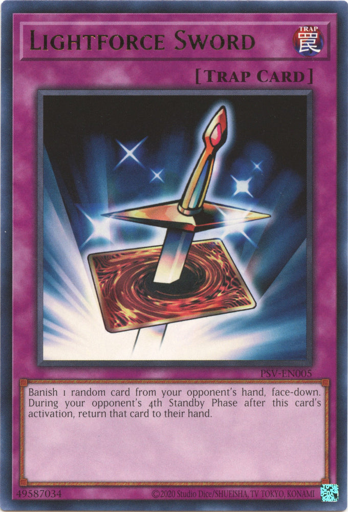 Lightforce Sword (25th Anniversary) [PSV-EN005] Rare Yu-Gi-Oh!