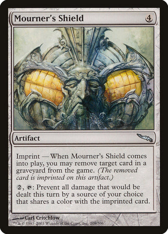 Mourner's Shield [Mirrodin] Magic: The Gathering