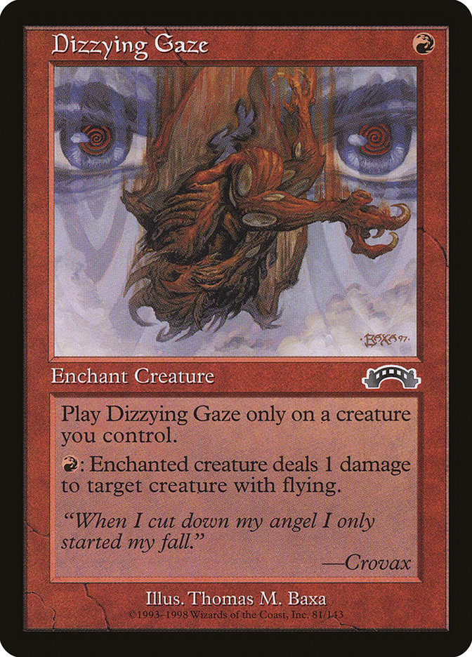 Dizzying Gaze [Exodus] Magic: The Gathering