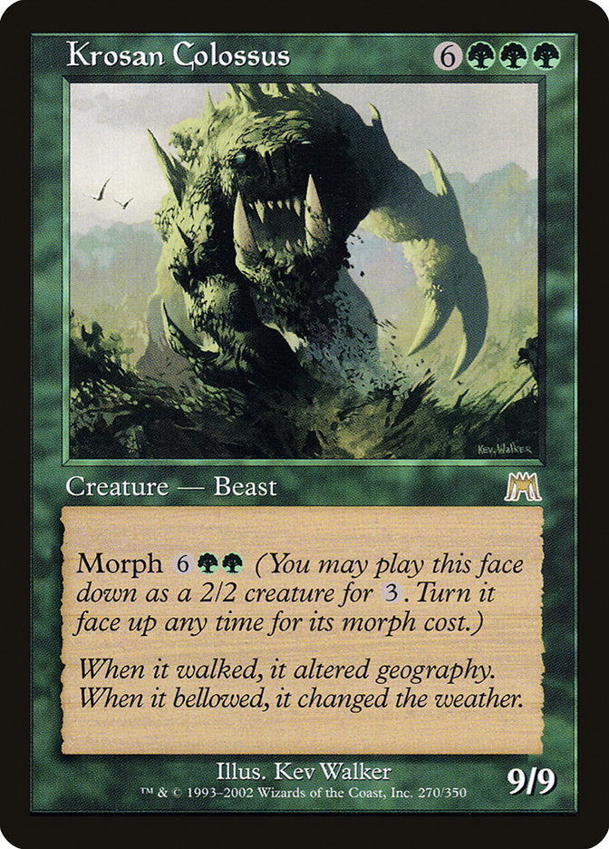 Krosan Colossus [Onslaught] Magic: The Gathering