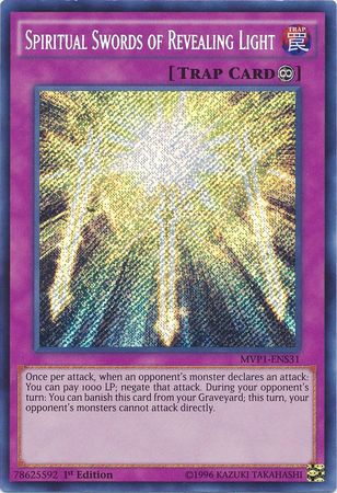 Spiritual Swords of Revealing Light [MVP1-ENS31] Secret Rare Yu-Gi-Oh!