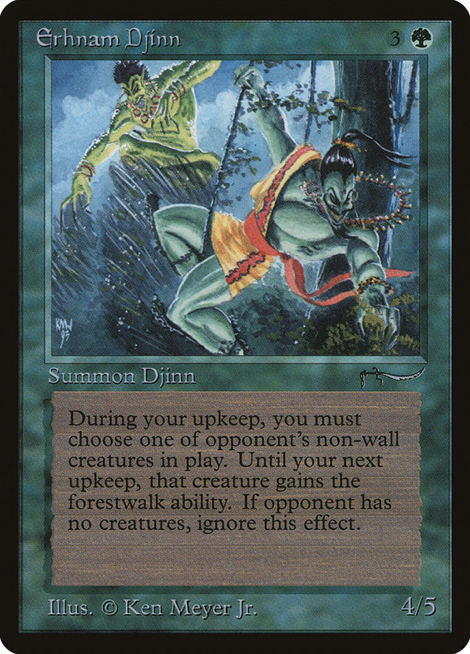 Erhnam Djinn [Arabian Nights] Magic: The Gathering