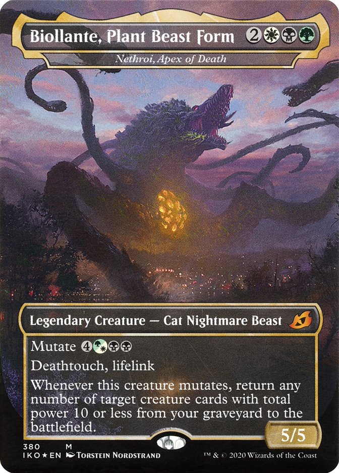 Nethroi, Apex of Death - Biollante, Plant Beast Form (Godzilla Series) [Ikoria: Lair of Behemoths] Magic: The Gathering