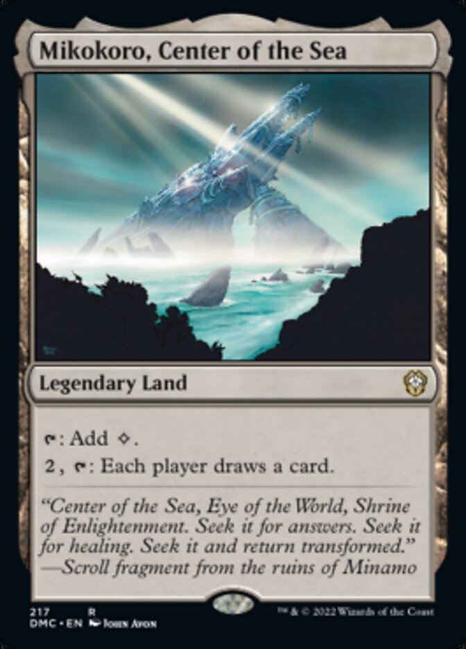 Mikokoro, Center of the Sea [Dominaria United Commander] Magic: The Gathering