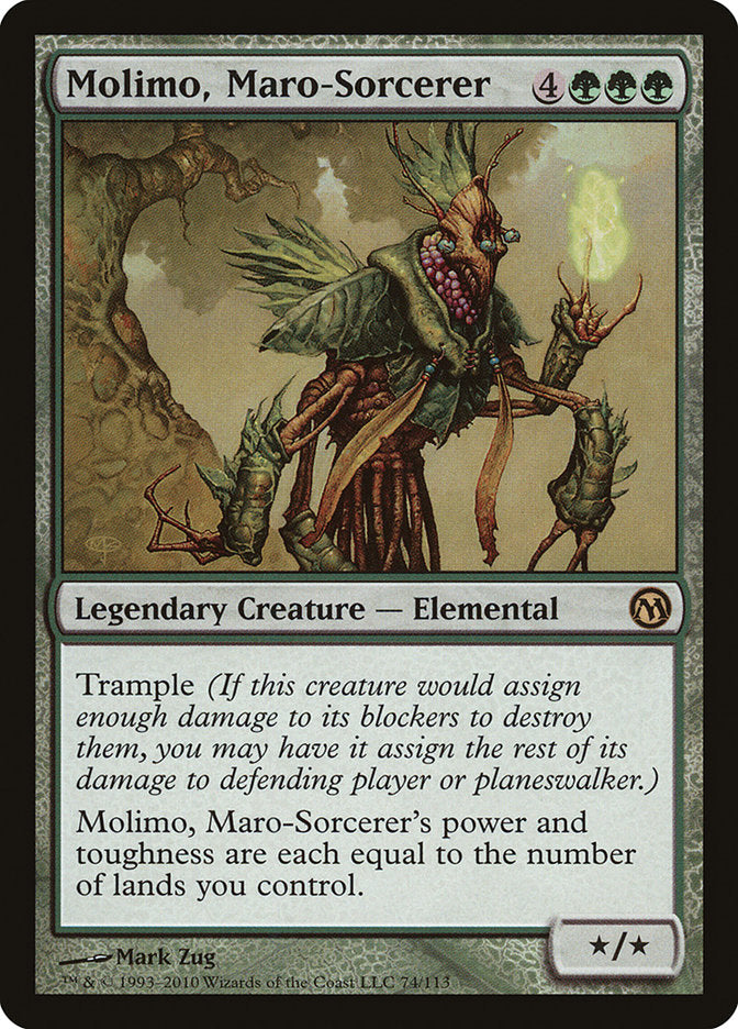 Molimo, Maro-Sorcerer [Duels of the Planeswalkers] Magic: The Gathering