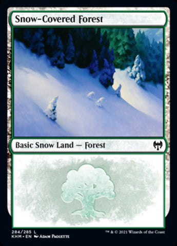 Snow-Covered Forest (284) [Kaldheim] Magic: The Gathering