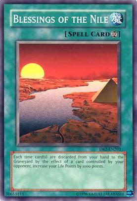 Blessings of the Nile [DR2-EN203] Common Yu-Gi-Oh!