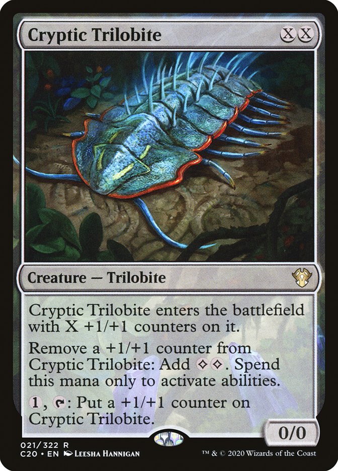 Cryptic Trilobite [Commander 2020] Magic: The Gathering