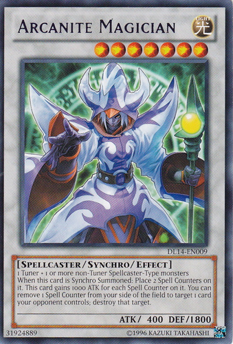 Arcanite Magician (Blue) [DL14-EN009] Rare Yu-Gi-Oh!