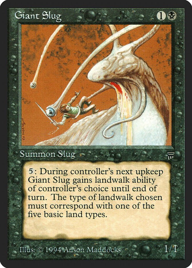 Giant Slug [Legends] Magic: The Gathering