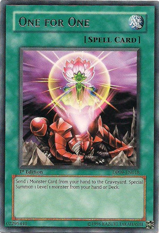 One for One [DP09-EN018] Rare Yu-Gi-Oh!