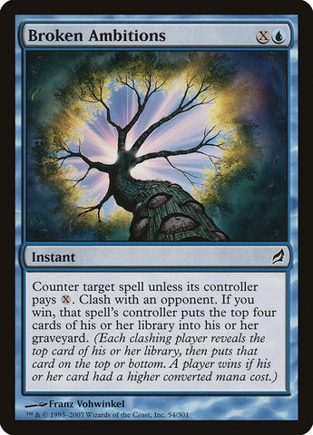 Broken Ambitions [Lorwyn] Magic: The Gathering