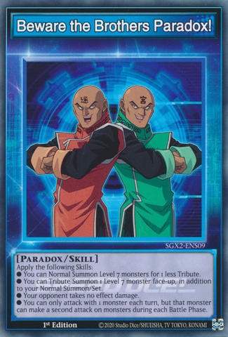 Beware the Brothers Paradox! [SGX2-ENS09] Common Yu-Gi-Oh!