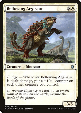 Bellowing Aegisaur [Ixalan] Magic: The Gathering