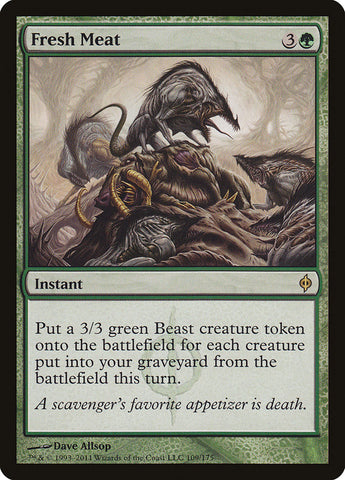 Fresh Meat [New Phyrexia] Magic: The Gathering