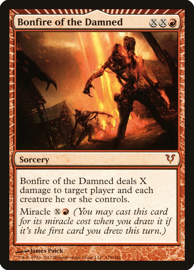 Bonfire of the Damned [Avacyn Restored] Magic: The Gathering