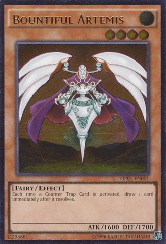 Bountiful Artemis [OP01-EN001] Ultimate Rare Yu-Gi-Oh!