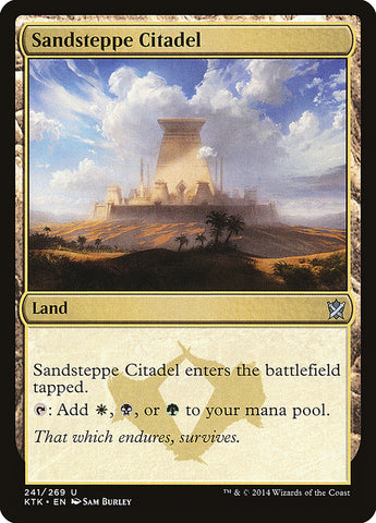 Sandsteppe Citadel [Khans of Tarkir] Magic: The Gathering