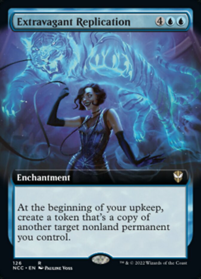 Extravagant Replication (Extended Art) [Streets of New Capenna Commander] Magic: The Gathering