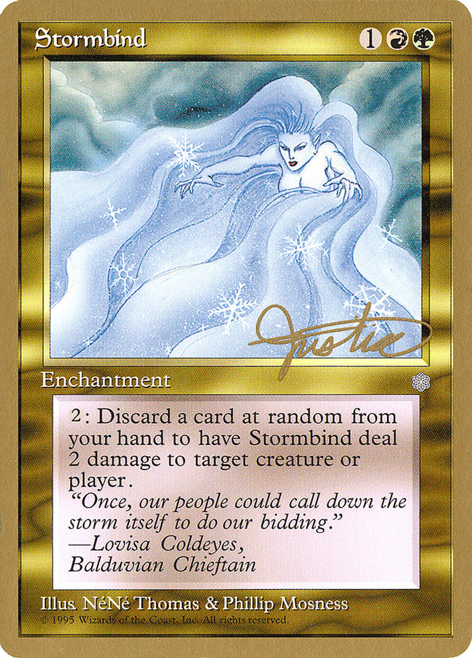 Stormbind (Mark Justice) [Pro Tour Collector Set] Magic: The Gathering