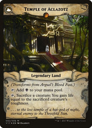 Arguel's Blood Fast // Temple of Aclazotz [From the Vault: Transform] Magic: The Gathering