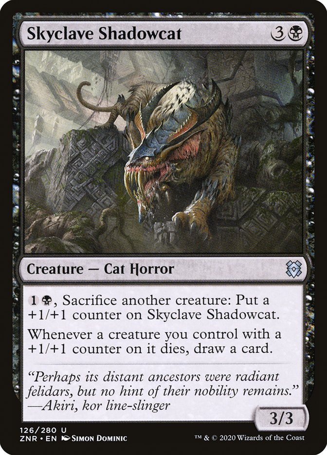 Skyclave Shadowcat [Zendikar Rising] Magic: The Gathering