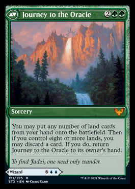 Jadzi, Oracle of Arcavios // Journey to the Oracle [Strixhaven: School of Mages] Magic: The Gathering