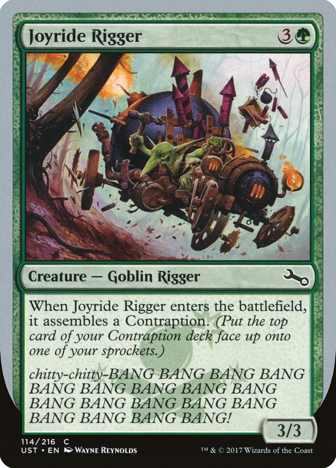 Joyride Rigger [Unstable] Magic: The Gathering