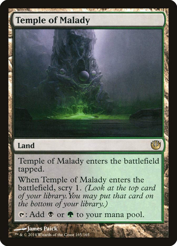 Temple of Malady [Journey into Nyx] Magic: The Gathering