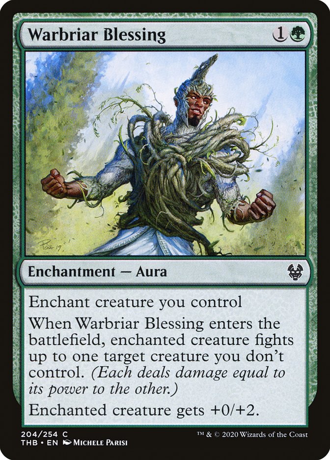 Warbriar Blessing [Theros Beyond Death] Magic: The Gathering